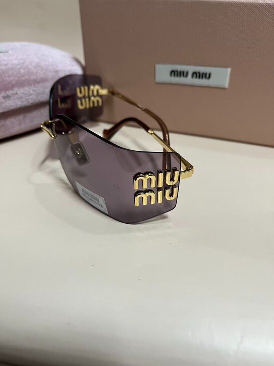 ✨ NEW MIU MIU MU54YS Gold & Lavender Sunglasses ✨